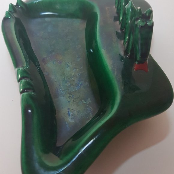 Vintage 1970s Ceramic Ashtray Ogopogo Ogo Pogo British Columbia BC Kelowna - Picture 5 of 10